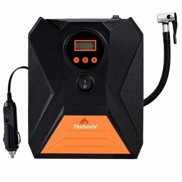 Portable Air Inflator for Car, Bike & SUV Tyres with Digital Pressure Display