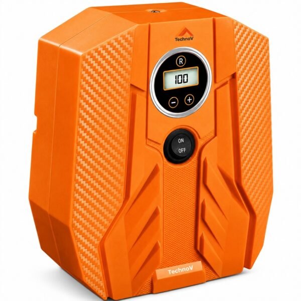 Portable Air Inflator for Car, Bike & SUV Tyres with Digital Pressure Displayv